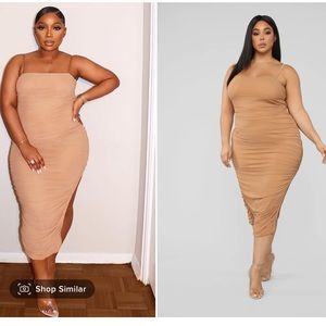 Feeling My Mesh Dress-Nude